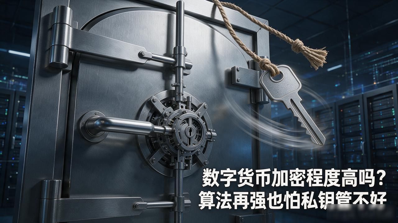 数字货币加密程度高吗？算法再强也怕私钥管不好