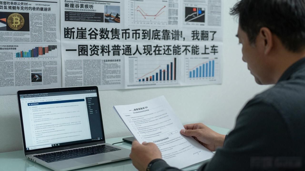 断崖谷数字货币到底靠谱不，我翻了一圈资料普通人现在还能不能上车
