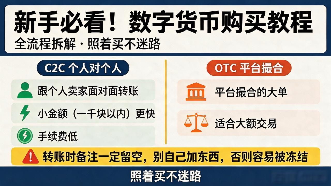 新手必看！数字货币购买教程图片全流程拆解，照着买不迷路
