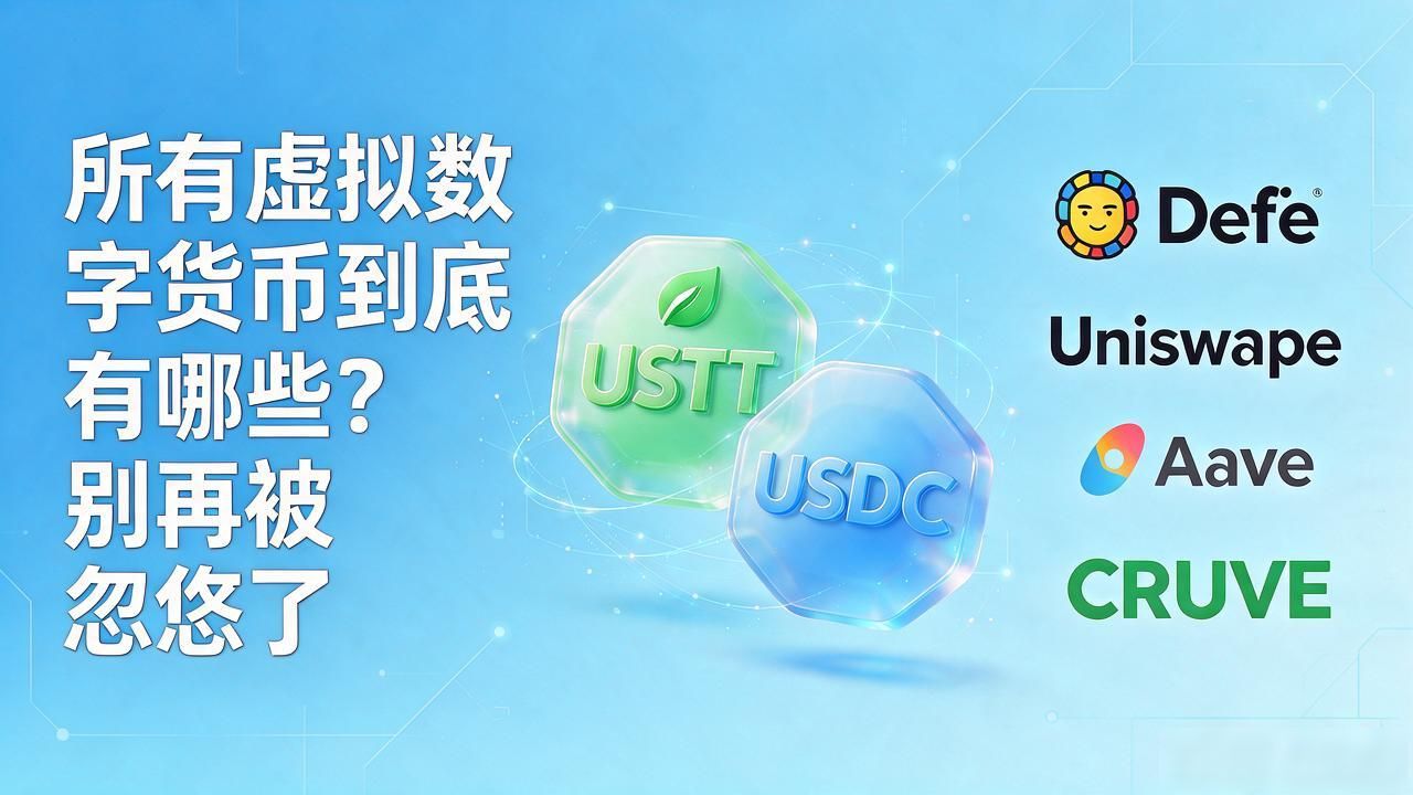 所有虚拟数字货币到底有哪些？别再被忽悠了