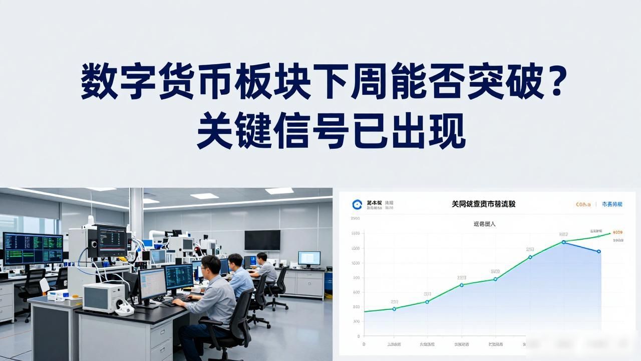 数字货币板块下周能否突破？关键信号已出现
