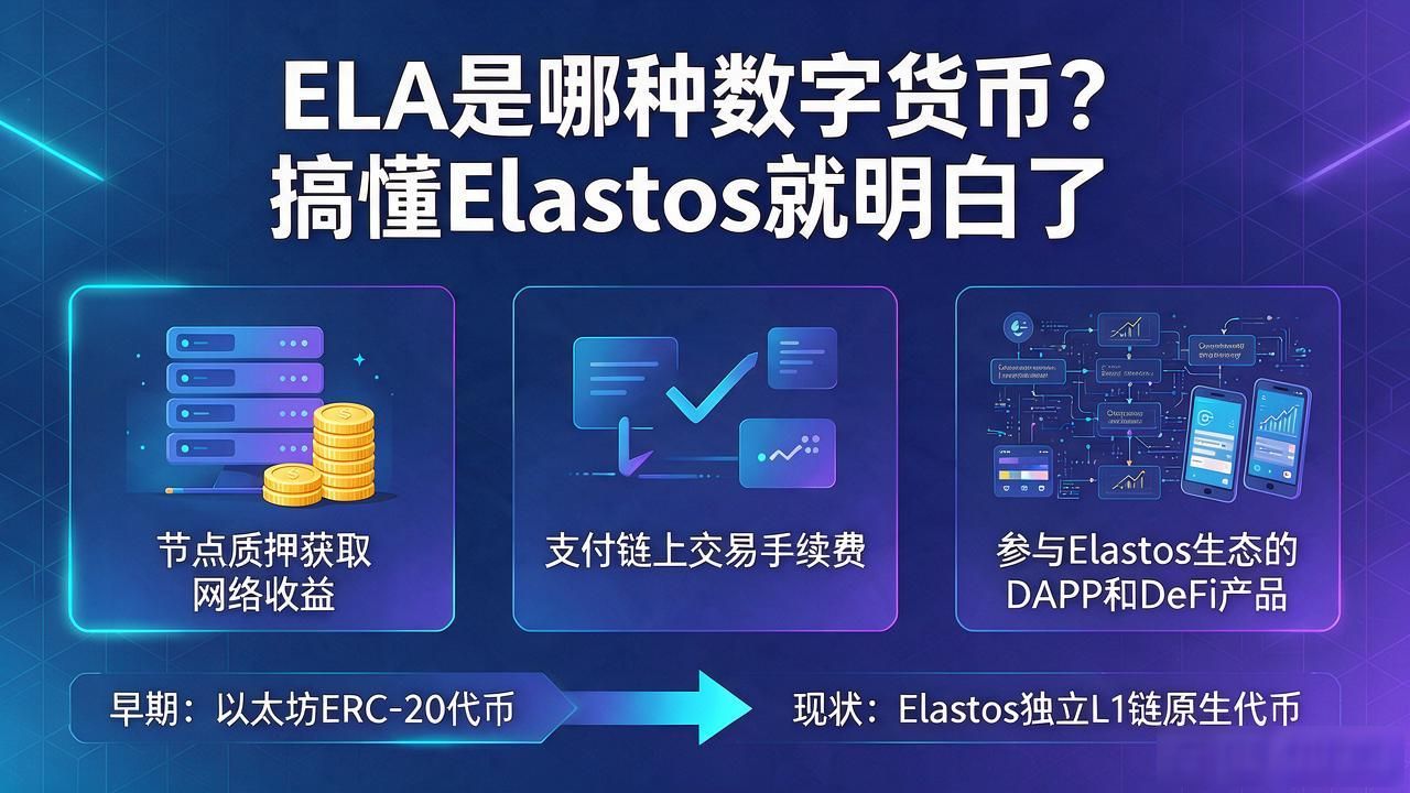 ELA是哪种数字货币？搞懂Elastos就明白了