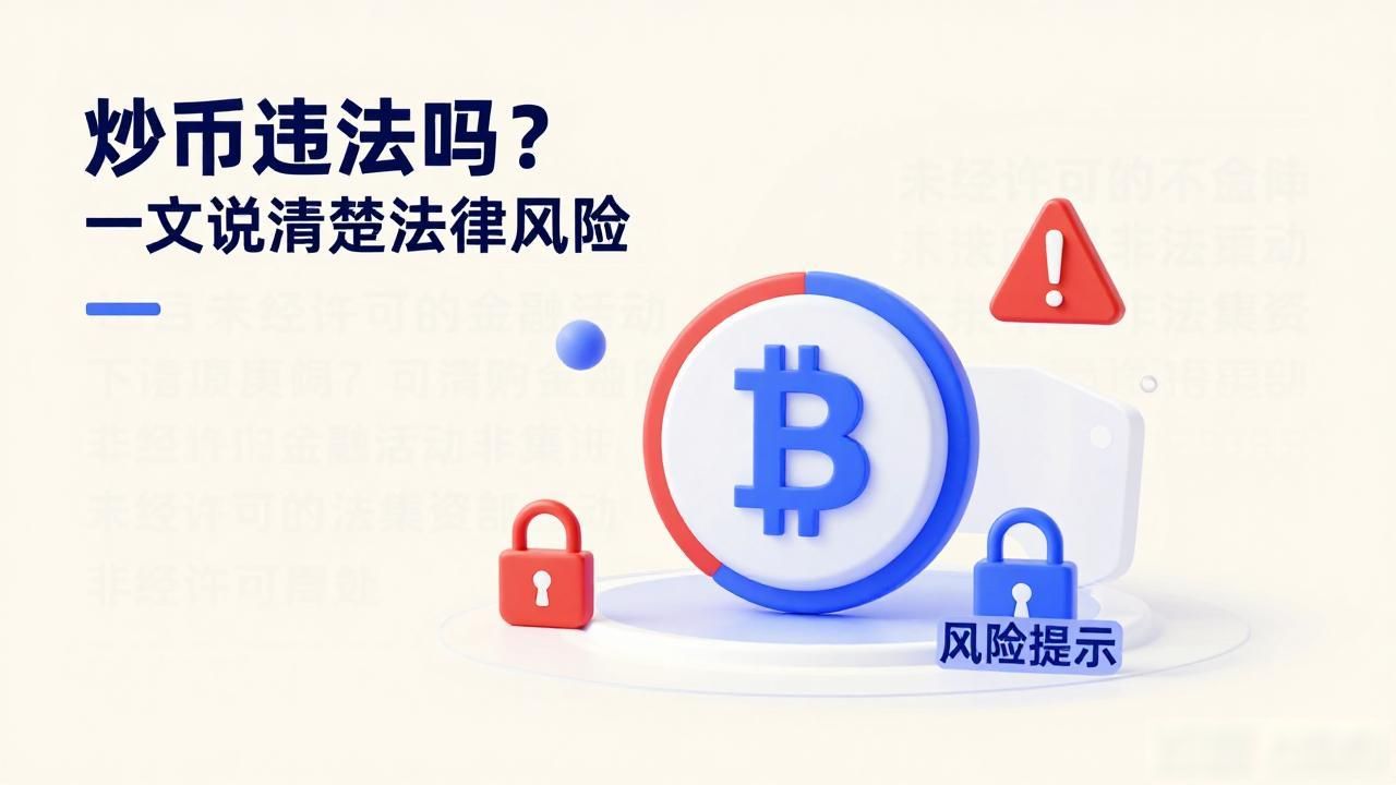 炒币违法吗？一文说清楚法律风险